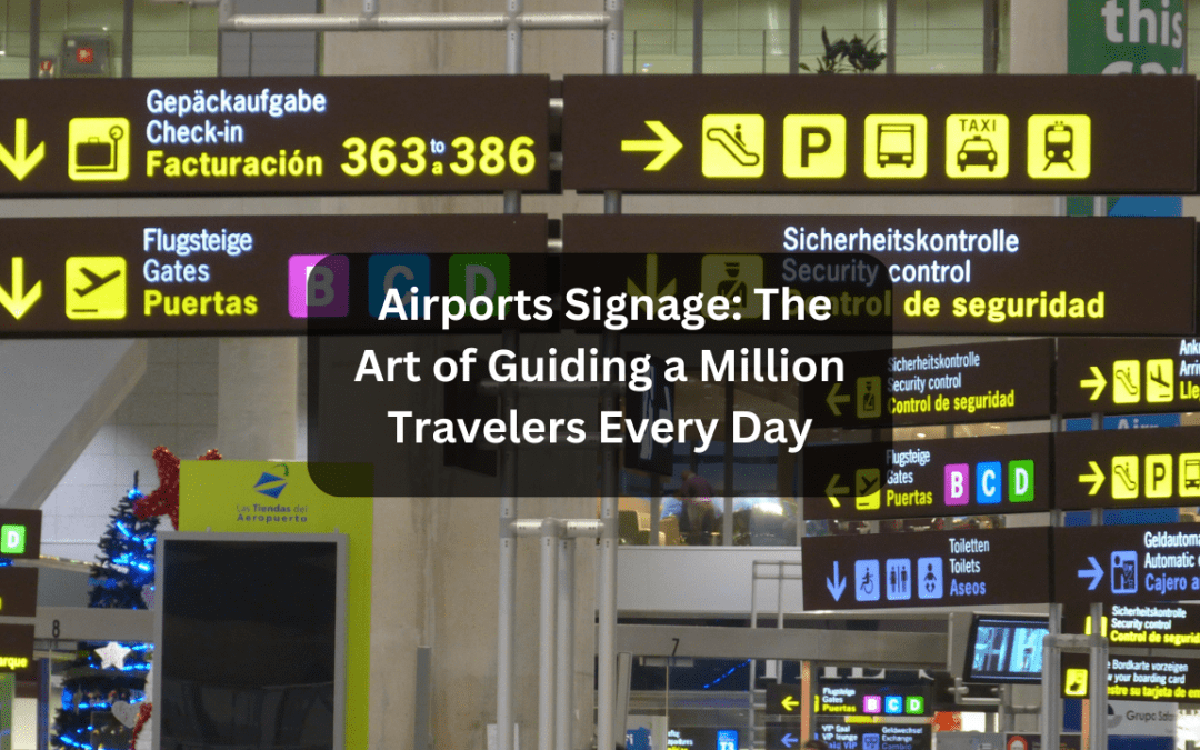 Airports Signage: The Art of Guiding a Million Travelers Every Day