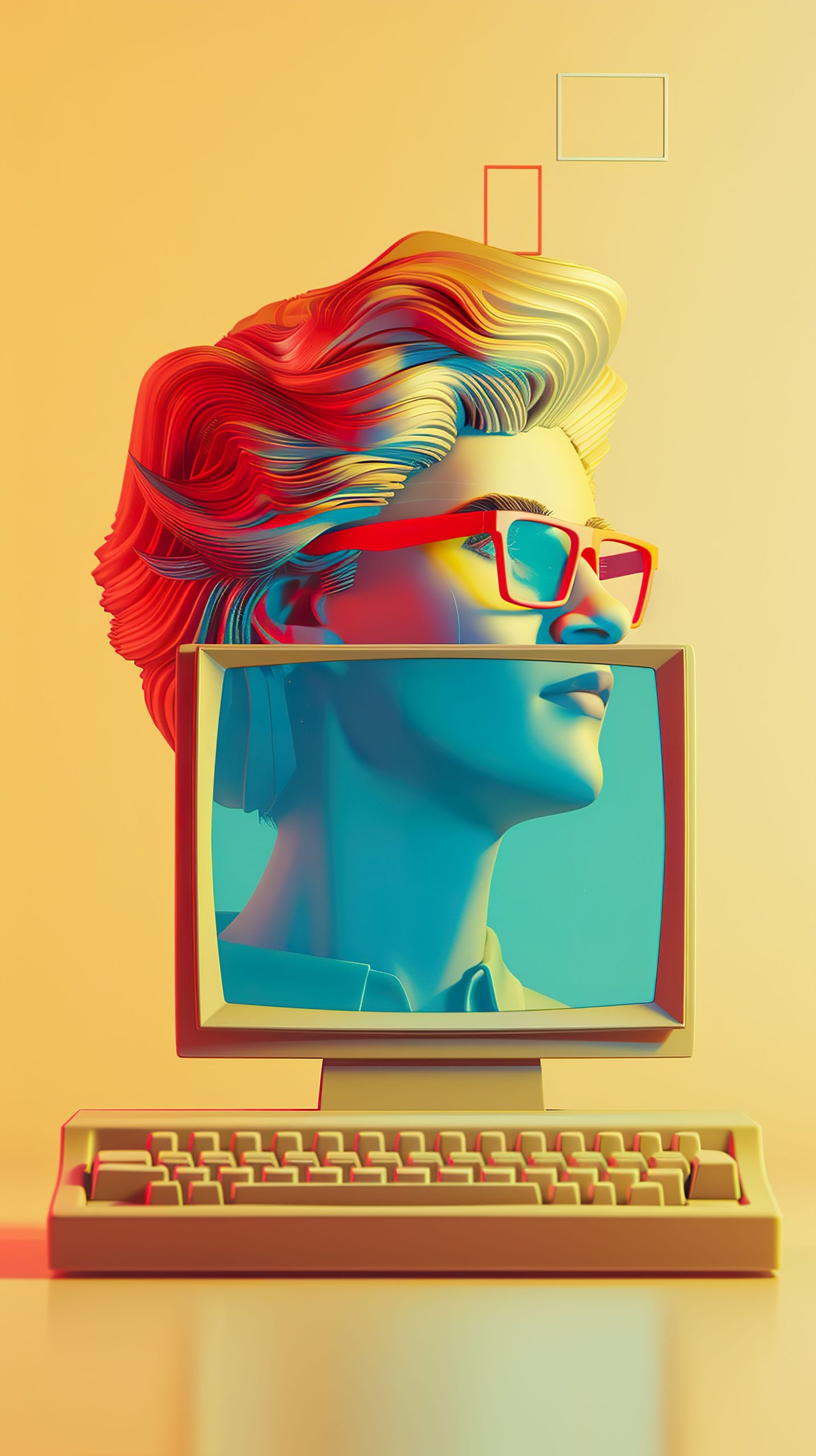 Transform classic literary figures into surreal pop art masterpieces