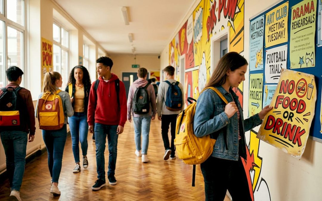 Impact of signage on learning environments